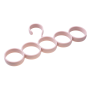 Scarf hanger ties stripes organizer scarves - pink