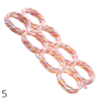 Scarf hanger ties stripes scarves organizer