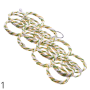 Scarf hanger ties stripes scarves organizer