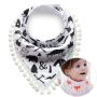 Scarf with pompoms for children - forest animals
