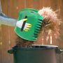 Scavenger, grapple, leaf and grass rake - dark green