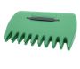 Scavenger, grapple, leaf and grass rake - green