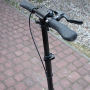 Scooter folding children and youth large wheels - black