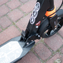 Scooter folding children and youth large wheels - black