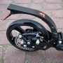 Scooter folding children and youth large wheels - black
