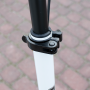 Scooter folding children and youth large wheels - white