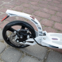 Scooter folding children and youth large wheels - white