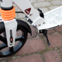 Scooter folding children and youth large wheels - white