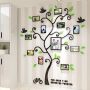Self-adhesive wall sticker 3D - tree with places for a photo