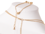 Set necklace with bracelet Celebrity Xuping heart - gold