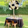 Set of 50 pcs gold and black balloons