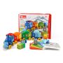 Set of blocks - train with numbers (31 Pads + 10 Cards)