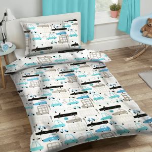 Set of children's bedding 90x120cm - cars