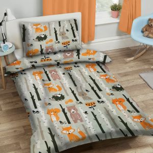 Set of children's bedding 90x120cm - forest