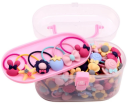 Set of colored hair bands - 40 pcs, type I