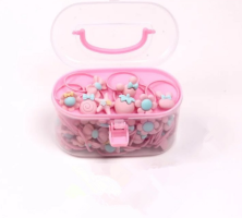 Set of colored hair bands - 40 pcs, type II