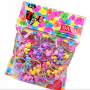 Set of colored hair bands - 50 pcs