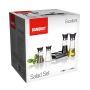 Set of condiment pots EXCELLENT 60 + 110ml 5pcs black