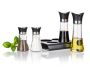 Set of condiment pots EXCELLENT 60 + 110ml 5pcs black