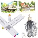 Set of double-sided markers 80 pcs.