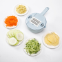 Set of graters with bowl and strainer - 5 blades, chopper, slicer, egg separator