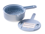 Set of graters with bowl and strainer - 5 blades, chopper, slicer, egg separator