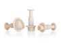 Set of heart-shaped sugar moulds 3pc