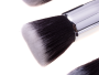 Set of makeup brushes 15 pcs + case - black