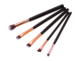 Set of makeup brushes 15 pcs + case - brown