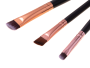 Set of makeup brushes 15 pcs + case - brown