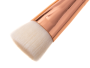 Set of makeup brushes 15 pcs + case - brown
