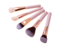 Set of makeup brushes 15pcs + case - beige
