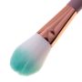 Set of makeup brushes 20 pcs-turquoise green
