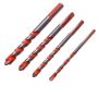 Set of metal drill bits (4 pieces) / Titanium drills