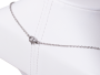 Set of necklace with earrings Xuping Triangles - silver