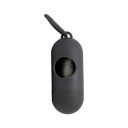 Set of pouch with pouches for dog droppings - gray