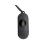 Set of pouch with pouches for dog droppings - gray