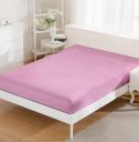 Sheet with an elastic band for a 60x120 cm cot - pink