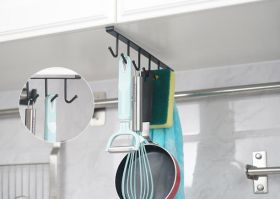 Shelf holder with cup hooks