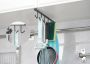 Shelf holder with cup hooks