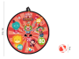 Shield with velcro darts - Circus