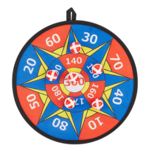 Shield with Velcro darts for children