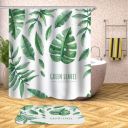 Shower curtain (width 180 cm x height 200 cm) — boho pattern