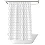 Shower curtain (width 180 cm x height 200 cm) — geometric pattern