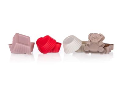 Silicone baking molds 8 pcs