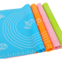 Silicone board, graduated mat - blue, 64x45 cm