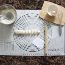 Silicone board, mat with a scale size 60x40cm - grey