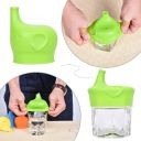 Silicone cup cover for children - green