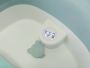 Silicone folding baby bath tub - blue