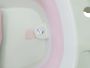 Silicone folding baby bath tub - pink